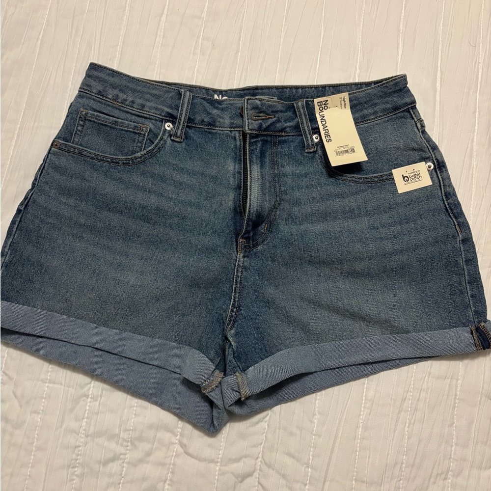 Women's Blue Denim Shorts